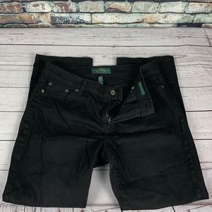Lauren jeans co. Black straight leg size 10p